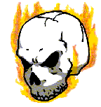Flaming skull3icon 002